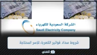 شروط سداد فواتير الكهرباء للأسر المحتاجة ومستفيدي الضمان وكيفية التسجيل