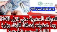 موعد صرف العوائد السنوية 1445 وكيفية الاستعلام عنها في 3 خطوات 5 موعد صرف العوائد السنوية 1445 وكيفية الاستعلام عنها في 3 خطوات