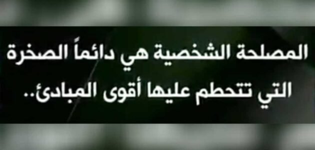 أقوى عبارات عن الناس المصلحجية منها ” أمثال شعبية “