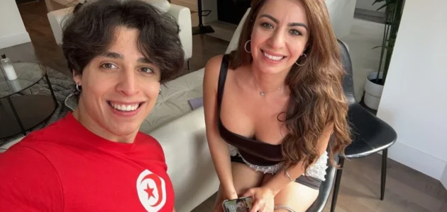 الينا انجل والممثل العربي يوسف