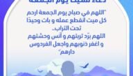 دعاء للمتوفى في يوم الجمعة.. بوستات دعاء للميت يوم الجمعة 7 دعاء للمتوفى في يوم الجمعة.. بوستات دعاء للميت يوم الجمعة