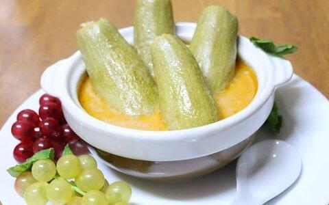 طريقة طبخ الكوسا المحشي الفلسطيني مكونات الكوسا محشي الفلسطيني – موقع خليجنا