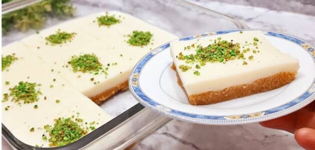 تعلمي كيفية تحضير حلى السميد البارد بكوب سميد واحد