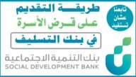 قروض بنك التسليف 1445 تمويل مصرف التنمية الاجتماعية بدون كفيل