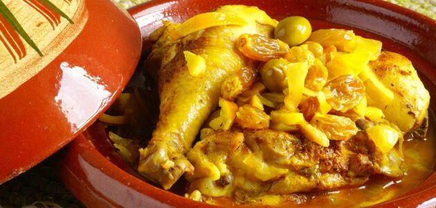 طريقة طبخ طاجين مغربي بالدجاج والزيتون – موقع خليجنا