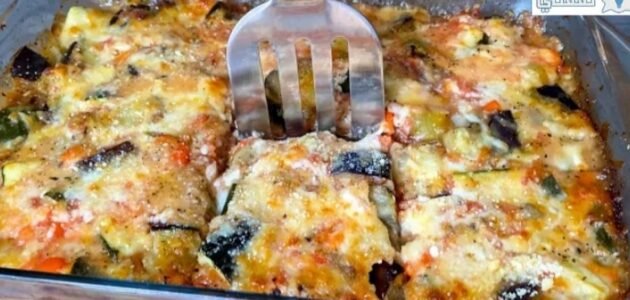 صينية خضار بالفرن صحية بمكونات بسيطة وبطريقة سهلة وسريعة وشهية